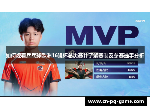 如何观看乒乓球欧洲16强杯总决赛并了解赛制及参赛选手分析